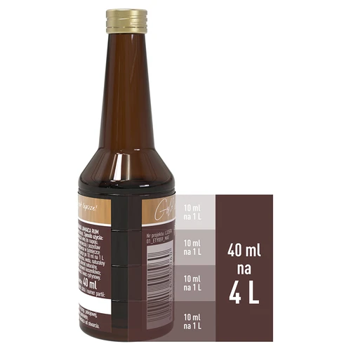 Gold esence ar Jamaica Rum garšu uz 4 L, 40 ml - 6