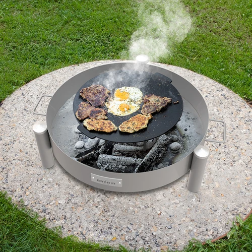 Grila panna, čuguna, fi 44 cm - 13