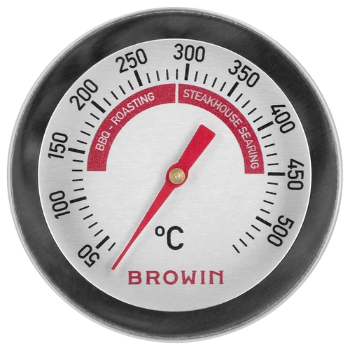 Grila un BBQ termometrs, no 50 līdz +500 °C, bimetāla, 5,3 cm - 2