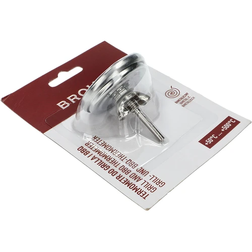Grila un BBQ termometrs, no 50 līdz +500 °C, bimetāla, 5,3 cm - 4