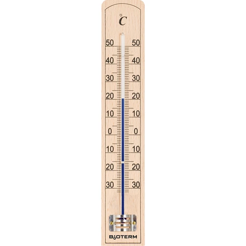 Istabas termometrs ar pastiprinātu kapilārās caurulītes aizsardzību (-30°C līdz +50°C), 20 cm