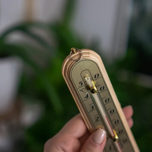 Istabas termometrs ar zelta krāsas skalu (-10°C līdz +50°C) 16 cm - 4