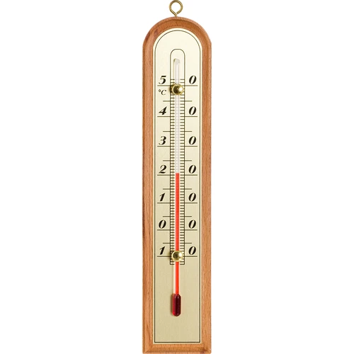 Istabas termometrs ar zelta skalu (-10°C līdz +50°C), 22 cm, asorti