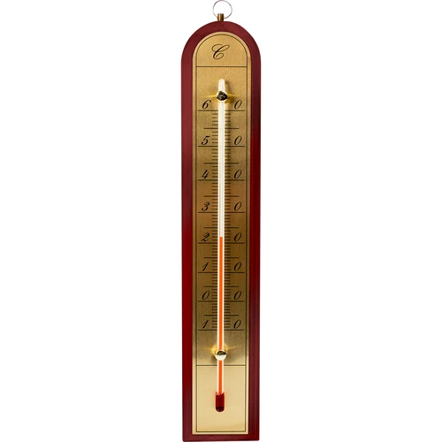 Istabas termometrs ar zeltkrāsas skalu (-10°C līdz +60°C) 28cm mikss - 2