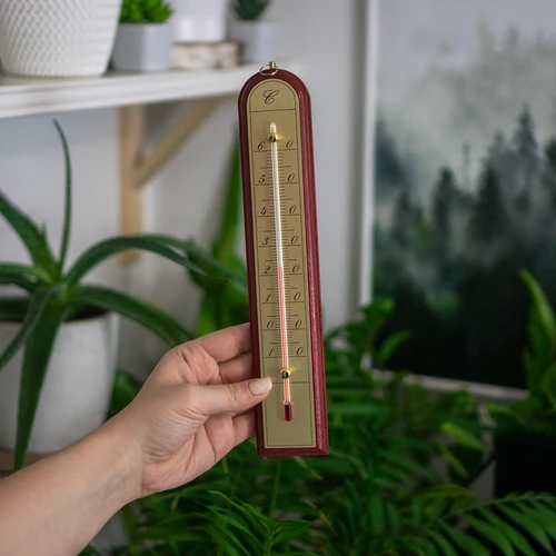 Istabas termometrs ar zeltkrāsas skalu (-10°C līdz +60°C) 28cm mikss - 6