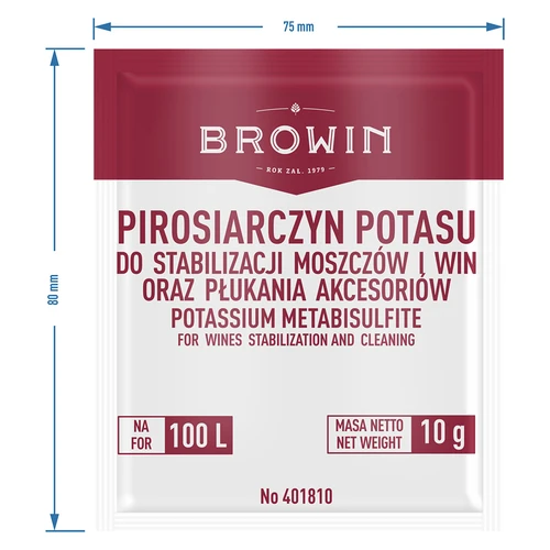 Kālija metabisulfīts 10 g - 3