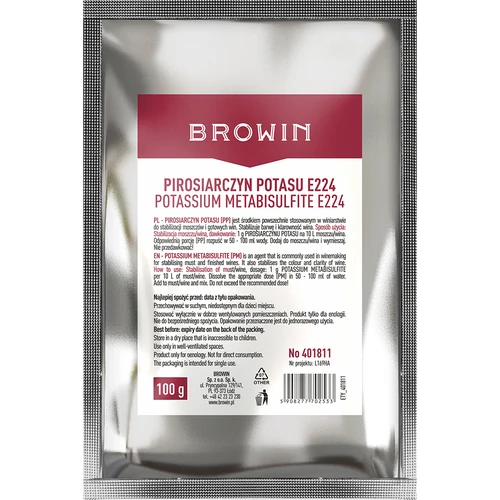 Kālija metabisulfīts, 100 g