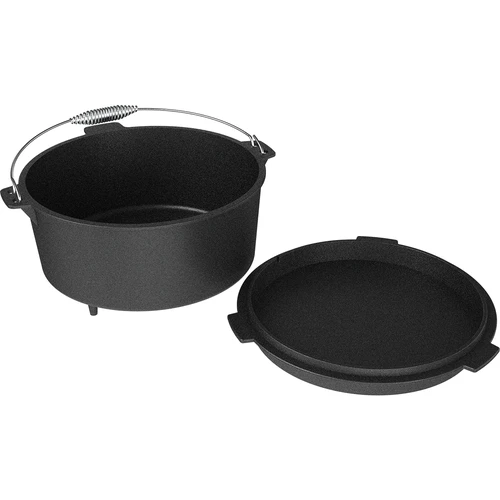 Karināms čuguna katliņš ar pannu - 5