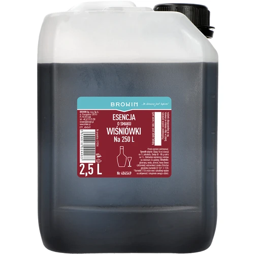 Ķiršu liķiera garša esence, 2,5 L uz 250 L gatavā dzēriena
