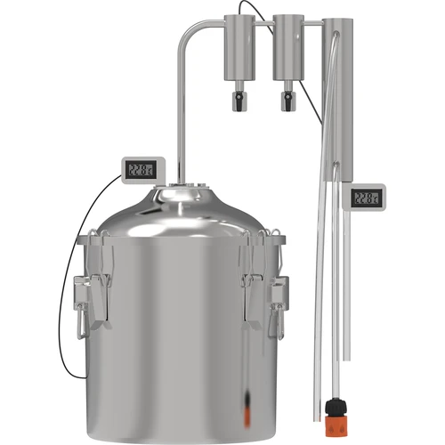Klasiskais Convex destilators 18 l - 2 sausā tvaika trauki