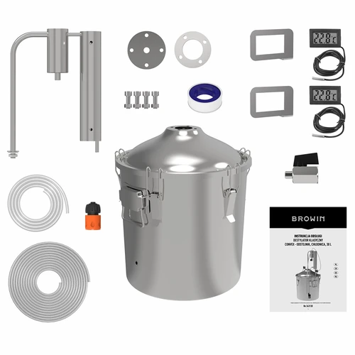 Klasiskais destilators Convex 30 L - 1 nogulsnētājs - 3