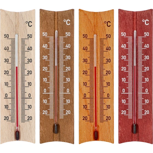 Koka istabas termometrs (-20 līdz +50°C), 15 cm, asorti