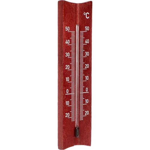 Koka istabas termometrs (-20 līdz +50 °C), mahagonkrāsas, 15 cm - 2