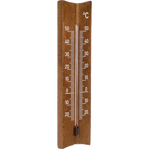 Koka telpu termometrs (-20 līdz +50 °C), tumši brūns, 15 cm - 2
