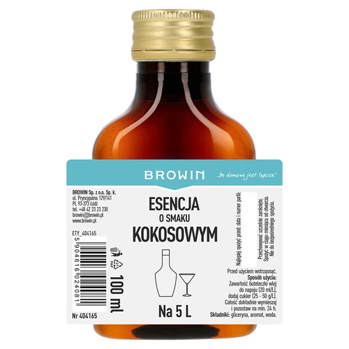 Kokosa garšas esence, uz 5 L - 100 ml - 4