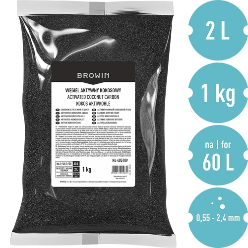 Kokosriekstu aktivētā ogle 1 kg - 3