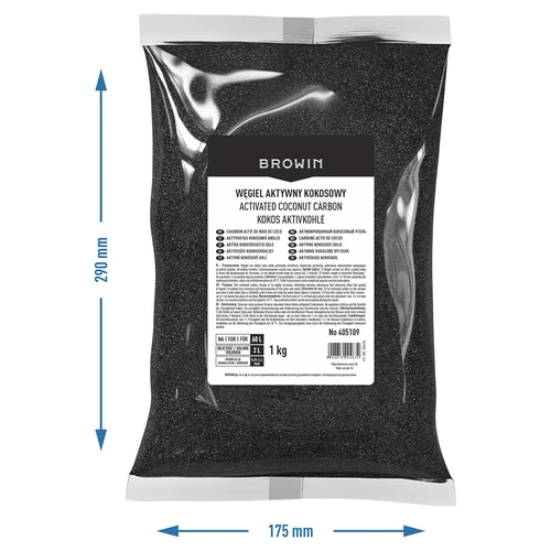 Kokosriekstu aktivētā ogle 1 kg - 6