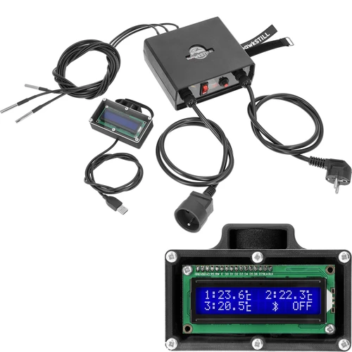 Komplekts hawkSTILL Wi‑Fi IQ – destilācijas termometrs ar Wi‑Fi un displeju - 2
