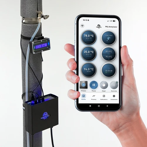 Komplekts hawkSTILL Wi‑Fi IQ – destilācijas termometrs ar Wi‑Fi un displeju - 5