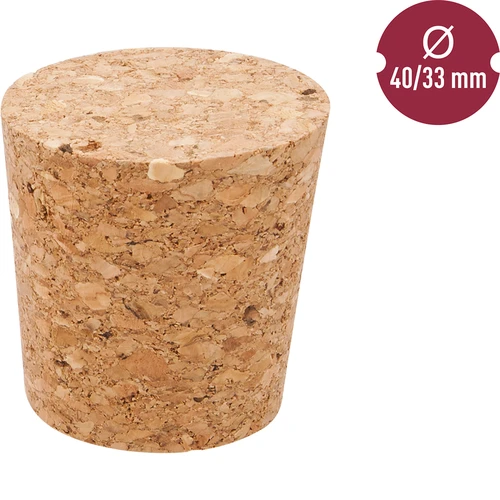 Korķis no korķa 40/33 mm - 2