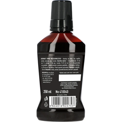 Kūpināšanas dūmu aromāts šķidrā veidā, paredzēts 20 kg, 250 ml - 2