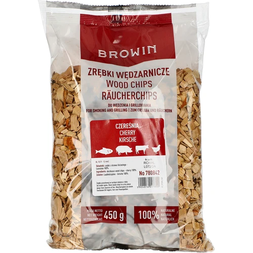 Kūpināšanas/grilēšanas ķirša koka skaidas, 450 g, kl. 10