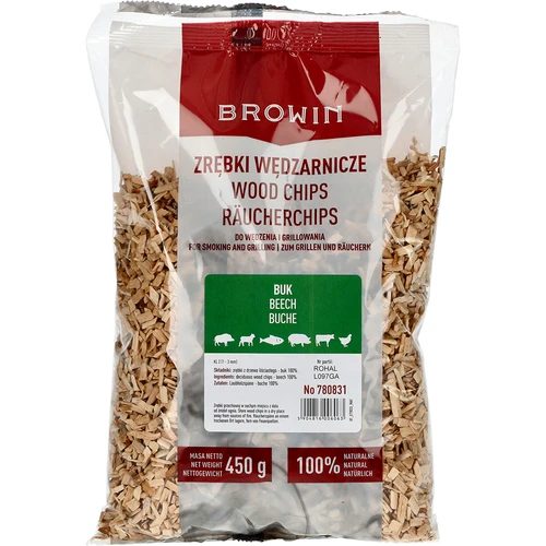 Kūpināšanas/grilēšanas skaidas, dižskābarža, 450 g, 2. klase