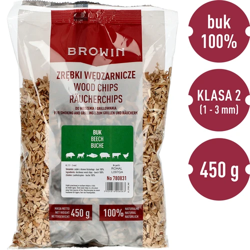 Kūpināšanas/grilēšanas skaidas, dižskābarža, 450 g, 2. klase - 3