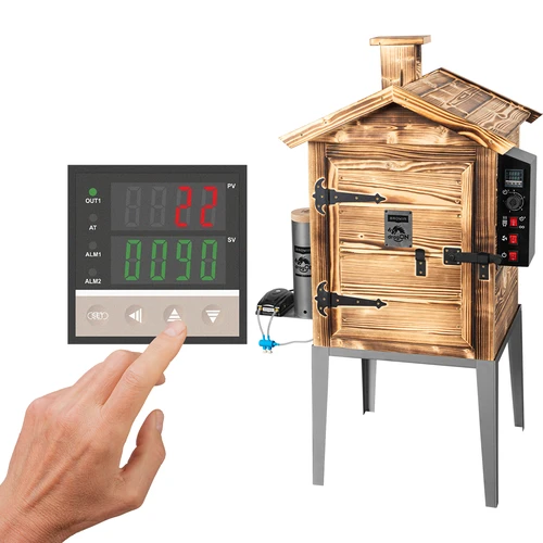 Kūpinātava 115 l dragON Wood 60E – koka, malkas kurināma, ar elektrisko sildīšanas moduli un kontrolieri