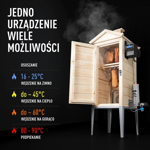 Kūpinātava ar Wi‑Fi, 200 L – dragON WOOD 100IQ ar elektrisko sildīšanas moduli un vadības kontrolieri - 5