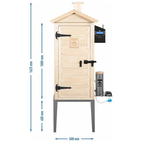Kūpinātava ar Wi‑Fi, 200 L – dragON WOOD 100IQ ar elektrisko sildīšanas moduli un vadības kontrolieri - 13
