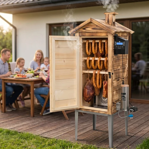 Kūpinātava ar Wi‑Fi, 200 L – dragON WOOD 100IQ ar elektrisko sildīšanas moduli un vadības kontrolieri, kurināma ar malku - 12