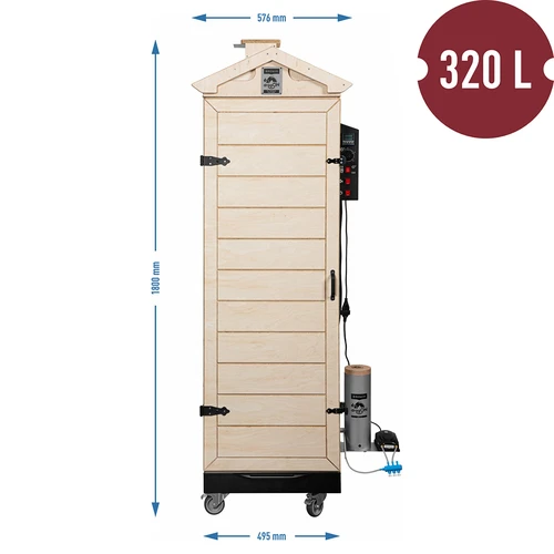 Kūpinātava dragON PLYWOOD NATURE – bezrāmja, modulāra, ar digitālo kontrolieri, 320L - 8