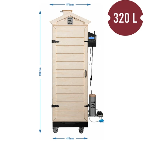 Kūpinātava dragON PLYWOOD NATURE – bezrāmja, modulāra, ar Wi‑Fi vadību, 320 L - 8