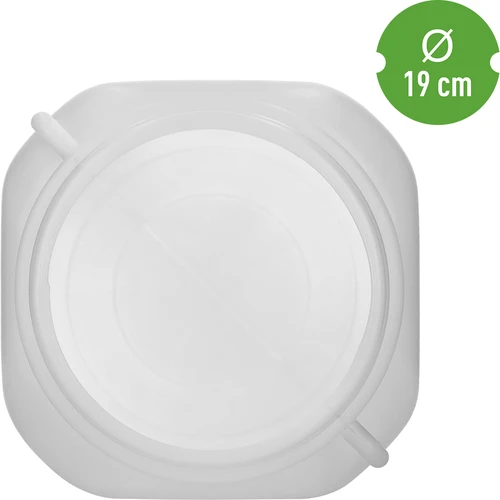Kvadrātveida muca, 20 L, balta, ar rokturiem, Sterk - 5