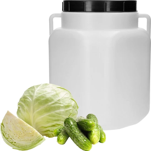 Kvadrātveida muca, 30 l, balta, ar rokturiem, Sterk - 3
