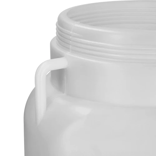 Kvadrātveida muca, 30 l, balta, ar rokturiem, Sterk - 7
