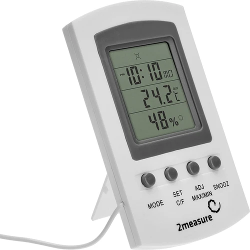 Laikapstākļu stacija – elektroniska, ar zondi, balta - 2