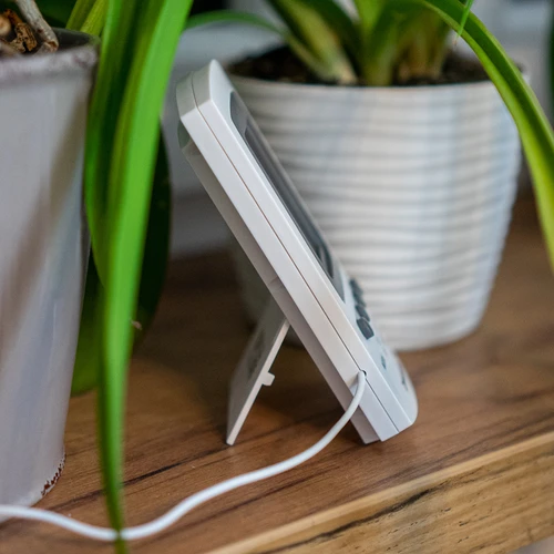 Laikapstākļu stacija – elektroniska, ar zondi, balta - 9