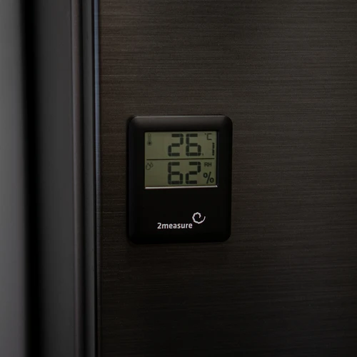 Laikapstākļu stacija – elektroniska, bezvadu, melna - 8