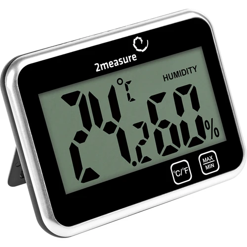 Laikapstākļu stacija – elektroniska, bezvadu, melna