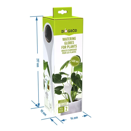 Laistīšanas lodītes augiem, caurspīdīgas, 400 ml, 2 gab. - 6