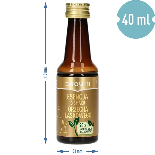 Lazdu riekstu garšas esence uz 4 l - 40 ml - 8