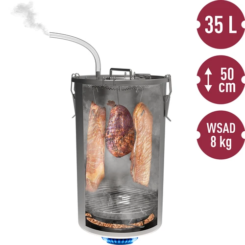 Mājas kūpināšanas katls, 35 L, uz gāzes plīts - 6