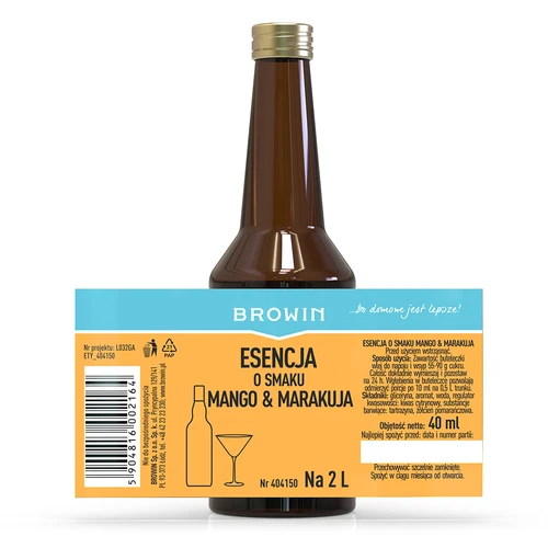 Mango & marakujas garšas esence uz 2 L - 40 ml - 5