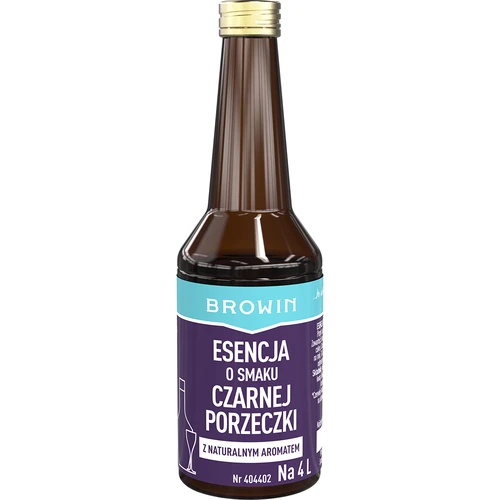 Melnās jāņogas garšas esence ar dabīgu aromātu 4 L pagatavošanai - 40 ml