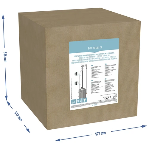 Modulārais Convex elektriskais 60 L destilators - Perun XXL - 17