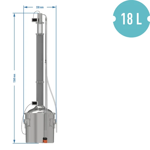 Modulārais destilators Convex 18 L Baldur - 16