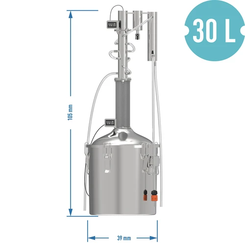Modulārs destilators Convex 30 L – Torpēda, „Aukstie pirksti” - 13