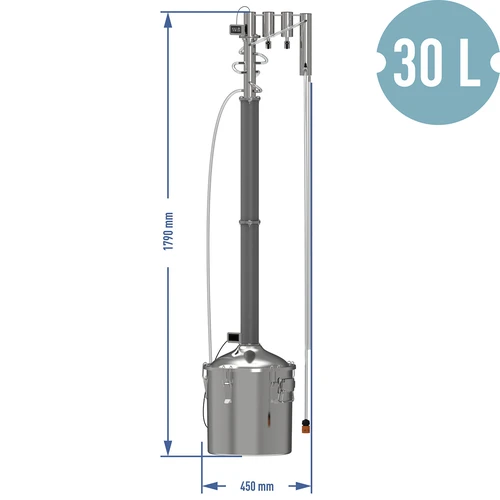 Modulārs elektriskais destilators Convex 30 L - Perun - 19